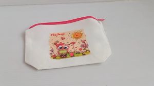 กระเป๋าสตางค์ ใส่เหรียญ ลายนกฮูก ช้างน่ารัก #2