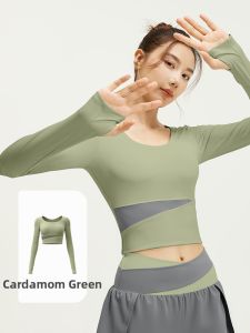 DAJIRIJI | Yoga Clothing Large Size Female Long Sleeve Set