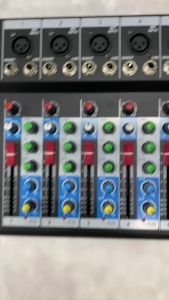 Bàn trộn âm thanh Mixer F7 yamaha có Bluetooth Ghép dàn karaokeHát LinestreamLoa kéoTặng dây kết nối