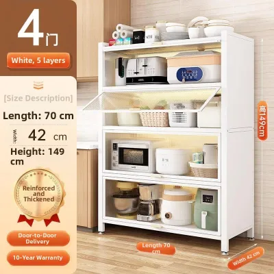 Dustproof Multi-functional Kitchen Storage Cabinet