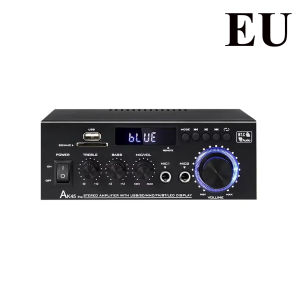 Kebidumei | KEBIDU AK45 Bluetooth Audio Amplifier HiFi Digital Amplifier MP3 Player Channel 2.0 80W Power AMP Stereo For Home Car Karaoke