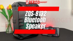 DERISO Speaker Bluetooth Wireless Super Bass Portable ZQS-8131 / ZQS-8132 8" FREE Microphone