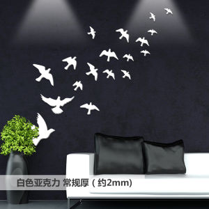 Bức Tranh Dán Tường Acrylic 3D Hình Chim Đại Bàng Và Gấu Hạc Trắng Trang Trí Phòng Họp Hội Trường Chủ Đề Hòa Bình Đơn Vị