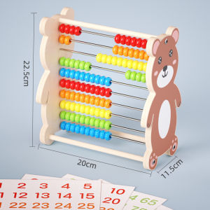 Colorful Wooden Children Calculation Abacus Educational Toy