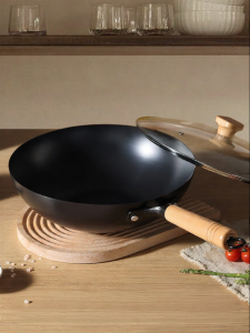 CAROTE | Non-stick Uncoated Electromagnetic Induction Stove Gas Stove Compatible Classic Wok