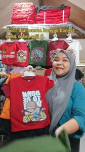 Baju Kaos Setelan Distro Anak Laki-laki Karakter Kartun Born To Be Wild - Hypelane Kids
