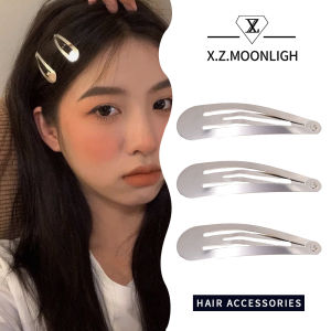 【X.Z.MOONLIGHT】20Pcs Metal Hair Clips Snap Alligator Hairpins Base for DIY Jewelry Making Korean Pearl Bow Hairgrip Setting Hair Accessories