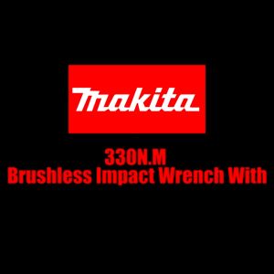 Makita 588VF Brushless Cordless Impact Wrench with LED Light Variable Speed and 7-Piece Socket Set - New