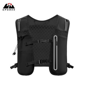 UPGREE Outdoor Sports Vest Bag Anti Splash Bicycle Riding Backpack Multifunctional Breathable Hiking Climbing Backpack Ultralight Bicycle Backpack Outdoor Water-repellent Bicycle Riding Bag With 500ML Water Pocket Can Hold Phone ≤ 7inch