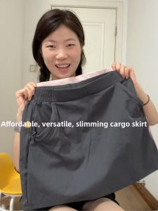 SUHUIQIAN | Workwear A-line Mini Skirt Sporty Quick-dry