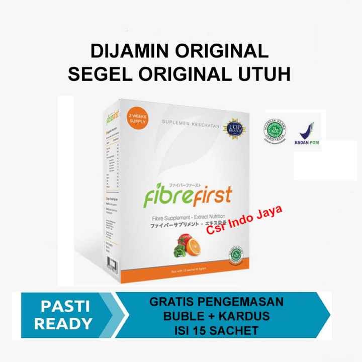 FIBRE FIRST Isi 15 Sachet Fiber First Fibrefirst Fiberfirst Diet Detox ...