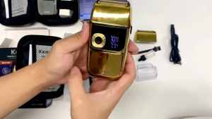 Shaver Kemei KM-2028: Mesin Cukur Elektrik Rechargeable & Alat Cukur Kumis Jenggot