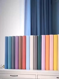 pvc Waterproof PVC self-adhesive wallpaper bedroom warm wall stickers size 10meters x 45cm
