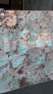 CENTRAL STONE Natural Marble From Brazil Customization For Dining Coffee Side Table Feature Wall Quartz Stone Real Marble Amazonite - Amazon Green
