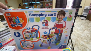 ĐỒ CHƠI - 008-902A - Mô Hình Xe Đẩy Siêu Thị Cho Bé (KT 47.5x32.2x9cm)