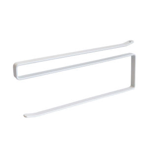 Kitchen Tissue Holder Cabinet Hanging Rack Plastic Wrap Storage Home Roll Paper Towel No Punching Lazy Cloth Rod Kitchen Utensils