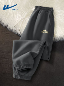 กางเกงลำลองชายทรงหลวมสไตล์อเมริกันย้อนยุค กางเกงขายาวทรงหลวมๆ ฤดูใบไม้ร่วง ผ้าฝ้ายผสม ระบายอากาศได้ดี ทรงขากระบอกเล็ก