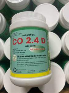 Thuốc trừ cỏ 24D (Hủ 500gr) Dạng bột lưu dẫn Trừ cỏ lá rộng Cỏ trong lúa Thân gỗ Cứng Đầu Cỏ Lâu Năm.