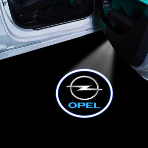 Car Door Welcome Light Car Logo Projector LED auto Badge rescue For Opel Ampera Corsa Astra Crossland Crossland-X Mokka Cascada