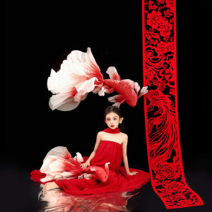 QIANHUAJIAN | Chinese New Year Decorative Red Paper Streamers