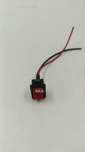 Motorcycle 2 Way On-Off Rocker Switch with Wire Square for Motorcycle Accessories