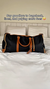 Polarshe Foldable Travel Bag High Capacity Handbag Large Size Luggage Waterproof Wear-resistant Folding Multi Function Bag