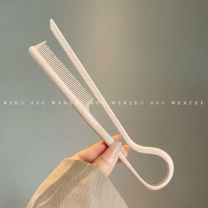 WENZHU | Anti-Tangle Smooth Straightening Comb V-Shaped
