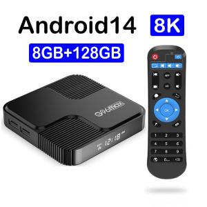 Newest Android 14 Smart TV Box 8K Ultra HD H618 Dual Band Wifi 5G 4GB 8GB Ram 64GB 128GB Netflix Set Top Box Media Player G96Max