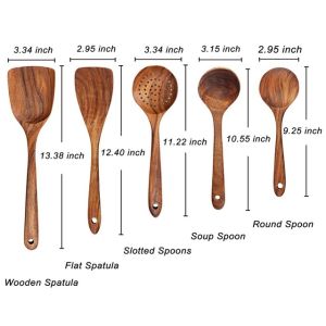 Cooking Utensils Wooden Set - Wooden Spoons Soup Tools Nice Kitchen Cooking Gift