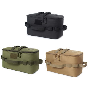 Camping Storage Bags Multifunctional Gas Stove Canister Pot Carry Bags 600D Oxford Pouch Picnic Bag Outdoor Equipment