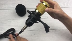 Letsview Condenser Computer Audio/KTV 3.5mm With Sound card Recording Condenser Microphone Set (BM-800/BM-800pro)