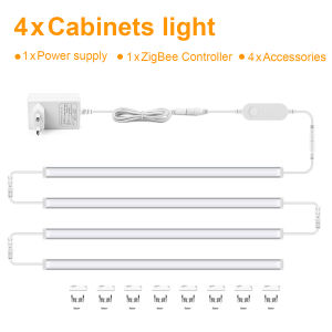 Smart Home Convenient Lamp 12V Zigbee LED Bar Light Tuya App Control House LampKitchen Foyer Night LightingSupport Alexa Googl