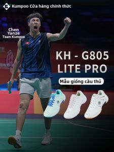 Kumpoo | Giày Chuyên Nghiệp Đánh Cầu Lông Siêu Nhẹ Chống Trượt Chống Sốc KH-G805 LITE PRO