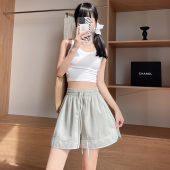 YAYANGREN | Gray Quick-Dry A-Line Shorts Women Summer Wearable