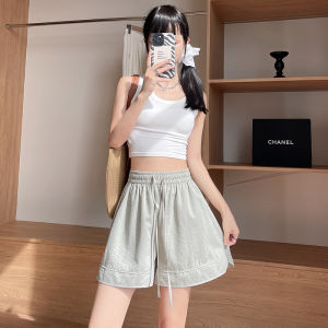 YAYANGREN | Cool Ice Silk Yamamoto Shorts Thin Loose Culottes for Petite and Plus Size Women