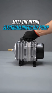 RESUN Electromagnetic Air Pump For Aquatic And Industrial Aerator Fish Farm Market