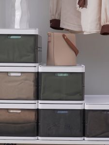 Foldable Clothes Organiser No Grids or 9 Grids [JBox}