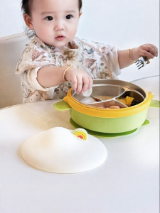 Beeshum | Suction Compartmentalized Infant Feeding Plate Insulated Water Filled