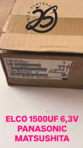 5 BUAH ELCO 1500UF 6.3V PANASONIC ELCO 1500UF 63V MATSUSHITA ASLI ORIGINAL 1500UF 6.3VOLT 63VOL ups 6.3 VOLT