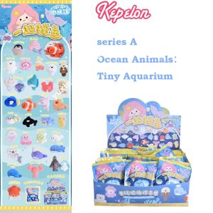 Kepelon New Plush Fridge Magnet Surprise Blind Box Set Cute Figurine Adorable Plushies Magnets & Keychains Christmas Gift