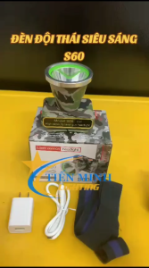 Đèn pin đội đầu Thái Lan S50/S60/S70 - công suất lớn ánh sáng trắng vàng với tầm chiếu xa