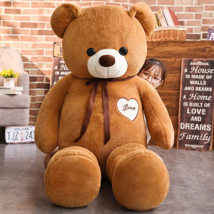 80 CM Ribbon Bear Plush Toy Big Teddy Bear Pillow Hug Bear Doll Girls Gifts