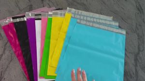 50pcs Blue Thick Polyethylene Courier Shipping Bags - Self-sealing Adhesive Waterproof Packaging Bags Tear Resistant Ide