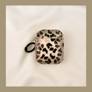 Sweet Cool Retro Brown Leopard Print AirPods Protection Case Wireless Bluetooth  pro Earphone Shell Soft TPU for 3 4 5 Generation