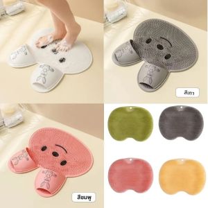 อาบน้ํา Anti SLIP MAT Exfoliating นวดอาบน้ํา Scraper ห้องน้ํา Non-SLIP Bath MAT แปรงนวดหลังซิลิโคนเท้าล้าง MAT