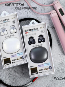 Sports Ear Clip Style TWS Bluetooth Bone Conduction Stereo Wireless Earphones Earsir TWS-254 Long Battery Life Low Latency