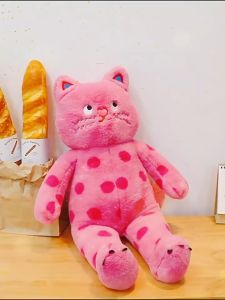 Gấu bông mèo suy. thú nhồi bông mèo hồng siêu cute