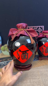 Bình gốm sứ nữ nhi hồng men bóng thể tích 05l 1l 1.5l 2.5l 5l