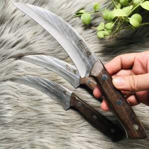 Dao gọt hoa quả lưỡi liềm Nhật hiệu Akatsuki rất sắc bén cắt ngọt dễ cầm dễ sử dụng