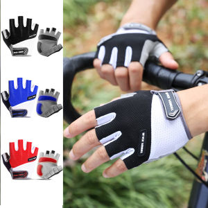 Shockproof GEL Pad Cycling Gloves Half Finger Sport Gloves Men Women Summer Bicycle Gym Fitness Gloves MTB Gloves